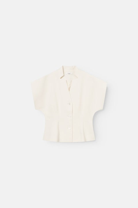 Minju Blouse Egret Bluser